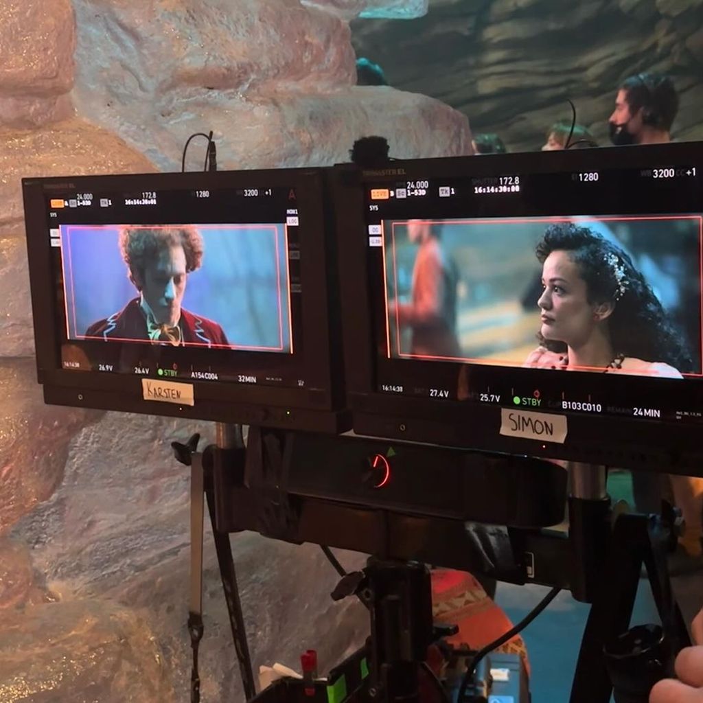 Ethan Slater zeigt Blick hinter die Kulissen vom "Wicked-Dreh", Instagram 2024