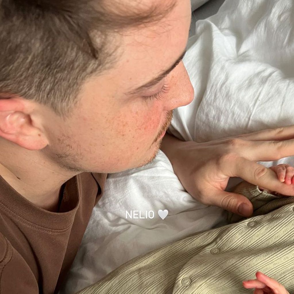 Eugen Kazakov mit seinem Sohn Nelio