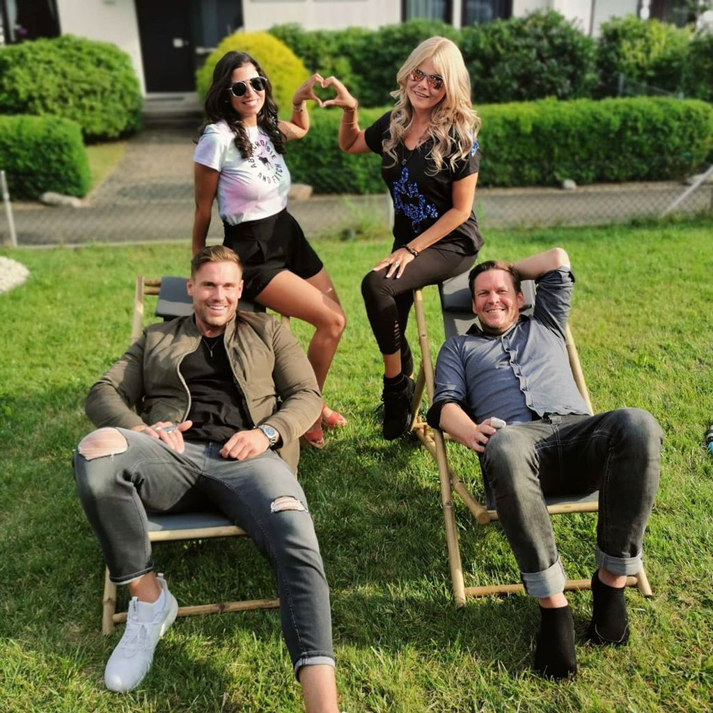 Eva Benetatou, Chris Broy, Diana Herold und Michael Tomaschautzki, "Das Sommerhaus der Stars"