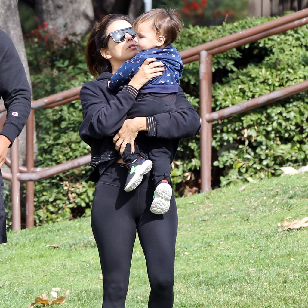 Eva Longoria und Santiago, Januar 2020