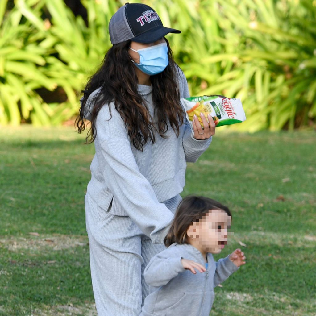 Eva Longoria und ihr Sohn Santiago, Januar 2021