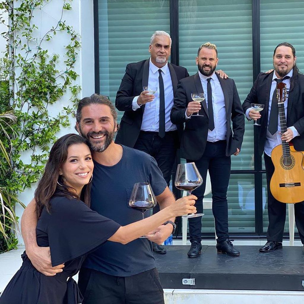 Eva Longoria und José Antonio Bastón an ihrem Hochzeitstag, Mai 2020