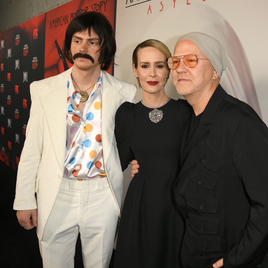 Evan Peters, Sarah Paulson und Ryan Murphy