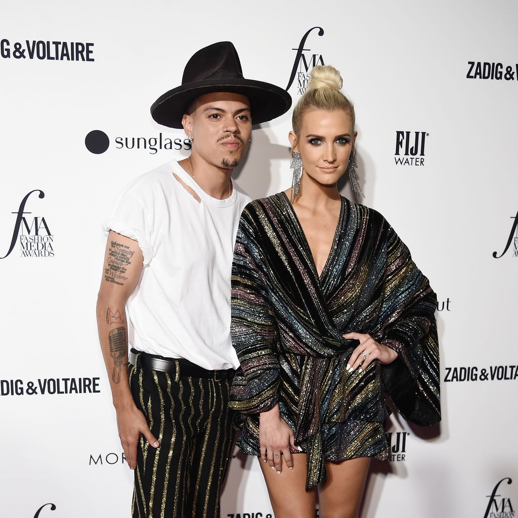 Evan Ross und Ashlee Simpson bei den Daily Front Row's Fashion Media Awards 2018