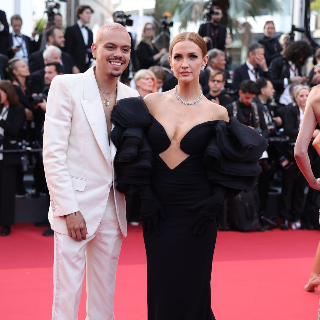 Evan Ross und Ashlee Simpson bei den Filmfestspielen in Cannes, 2023