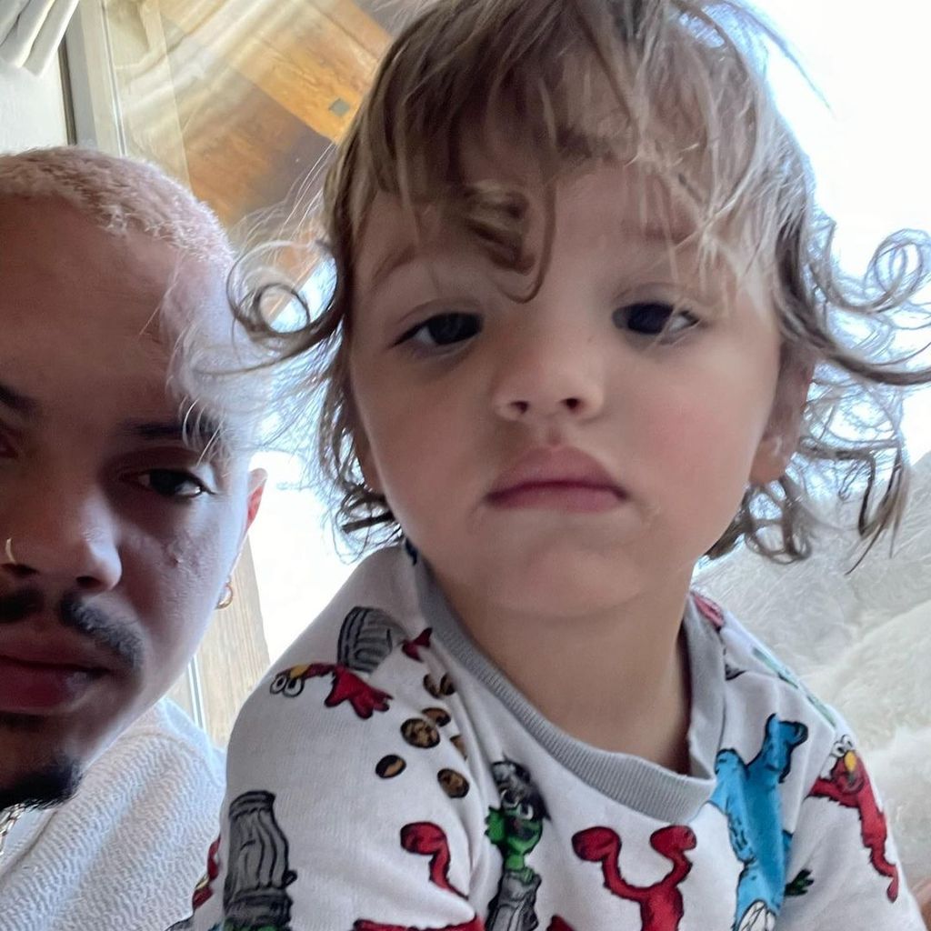 Evan Ross und sein Sohn Ziggy Blu Ross im Oktober 2022