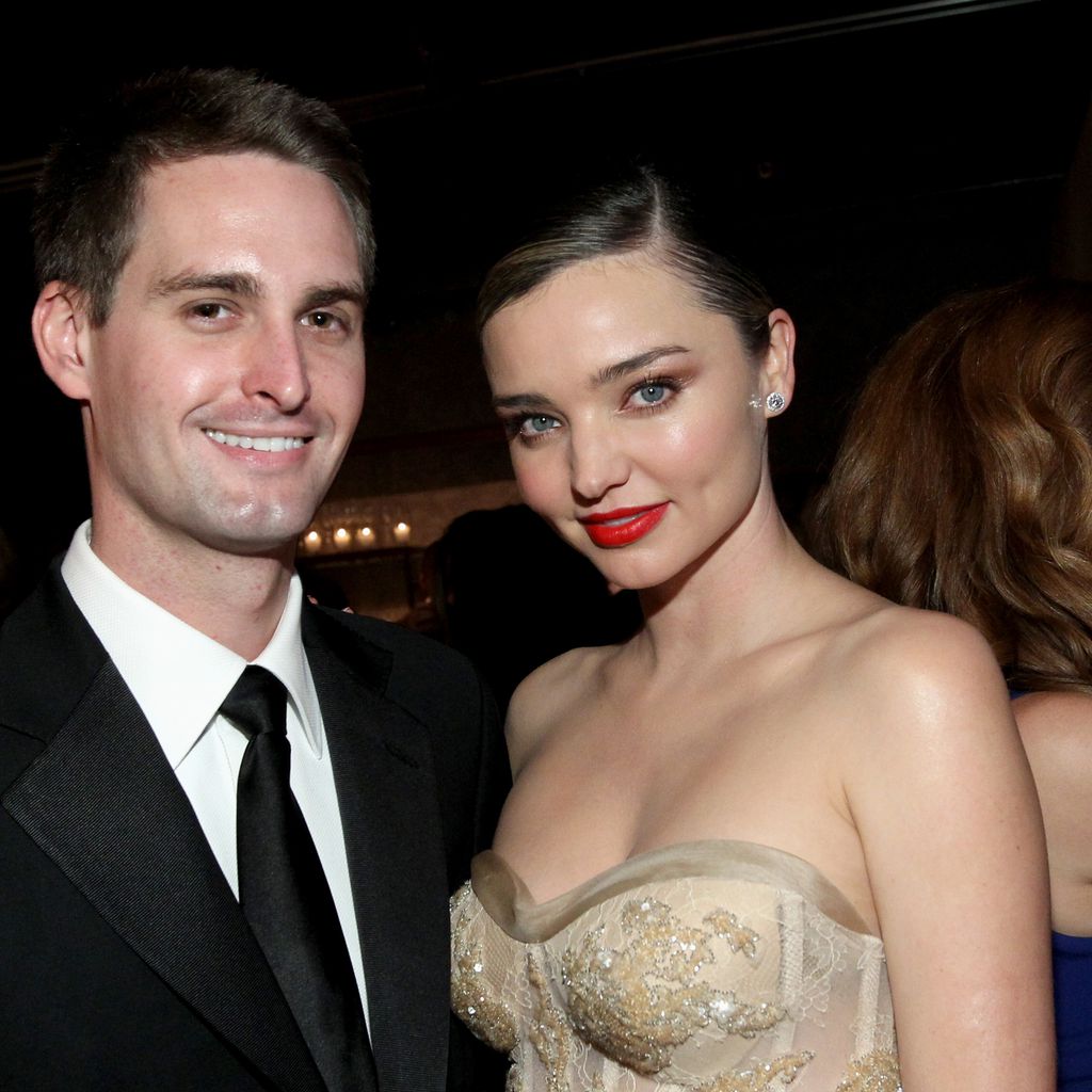 Evan Spiegel und Miranda Kerr
