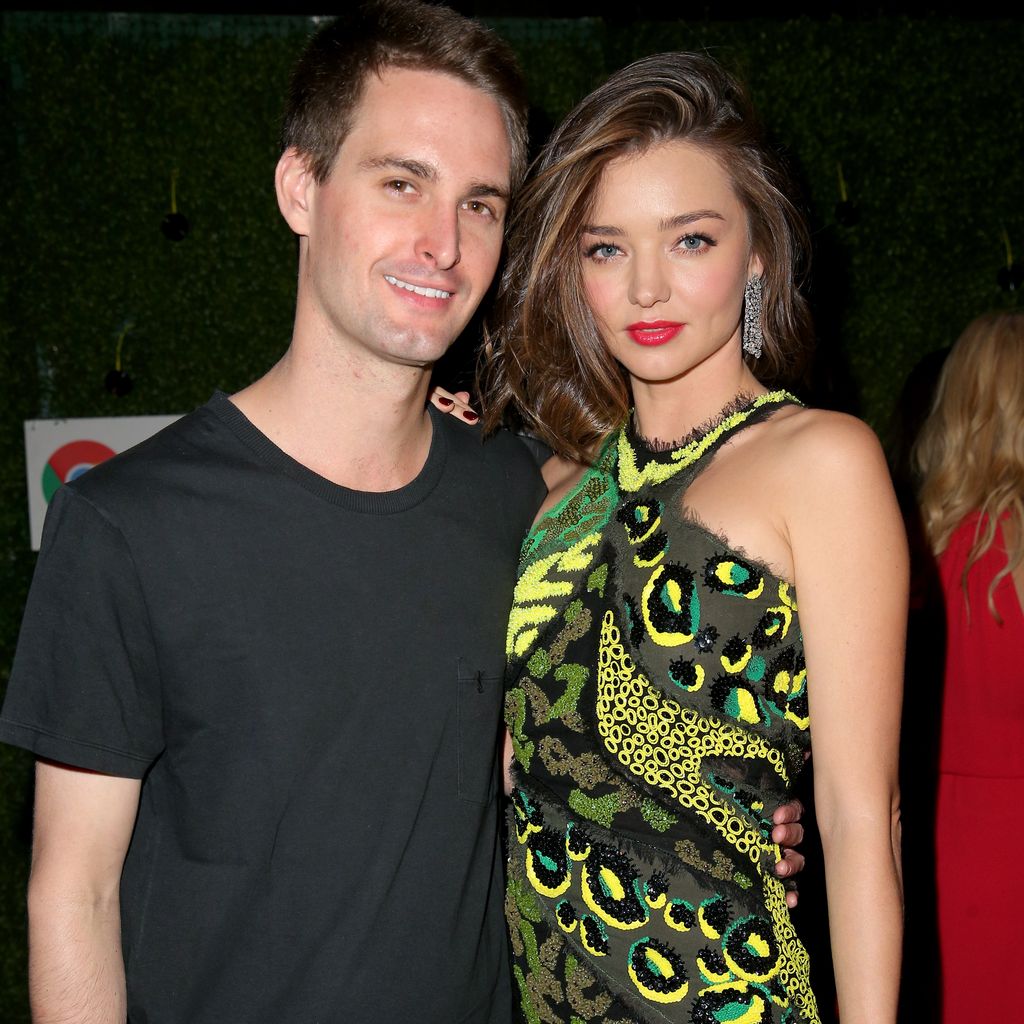Evan Spiegel und Miranda Kerr auf der Republic Records Grammy Celebration Party 2016