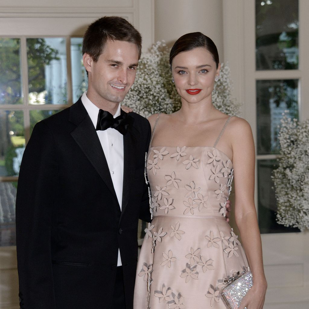 Evan Spiegel und Miranda Kerr