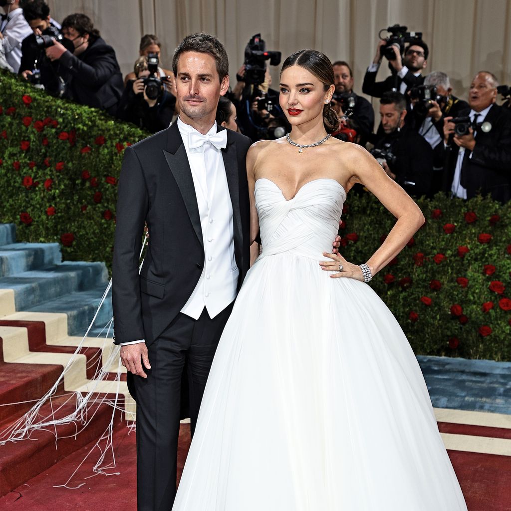 Evan Spiegel und Miranda Kerr bei der Met Gala 2022