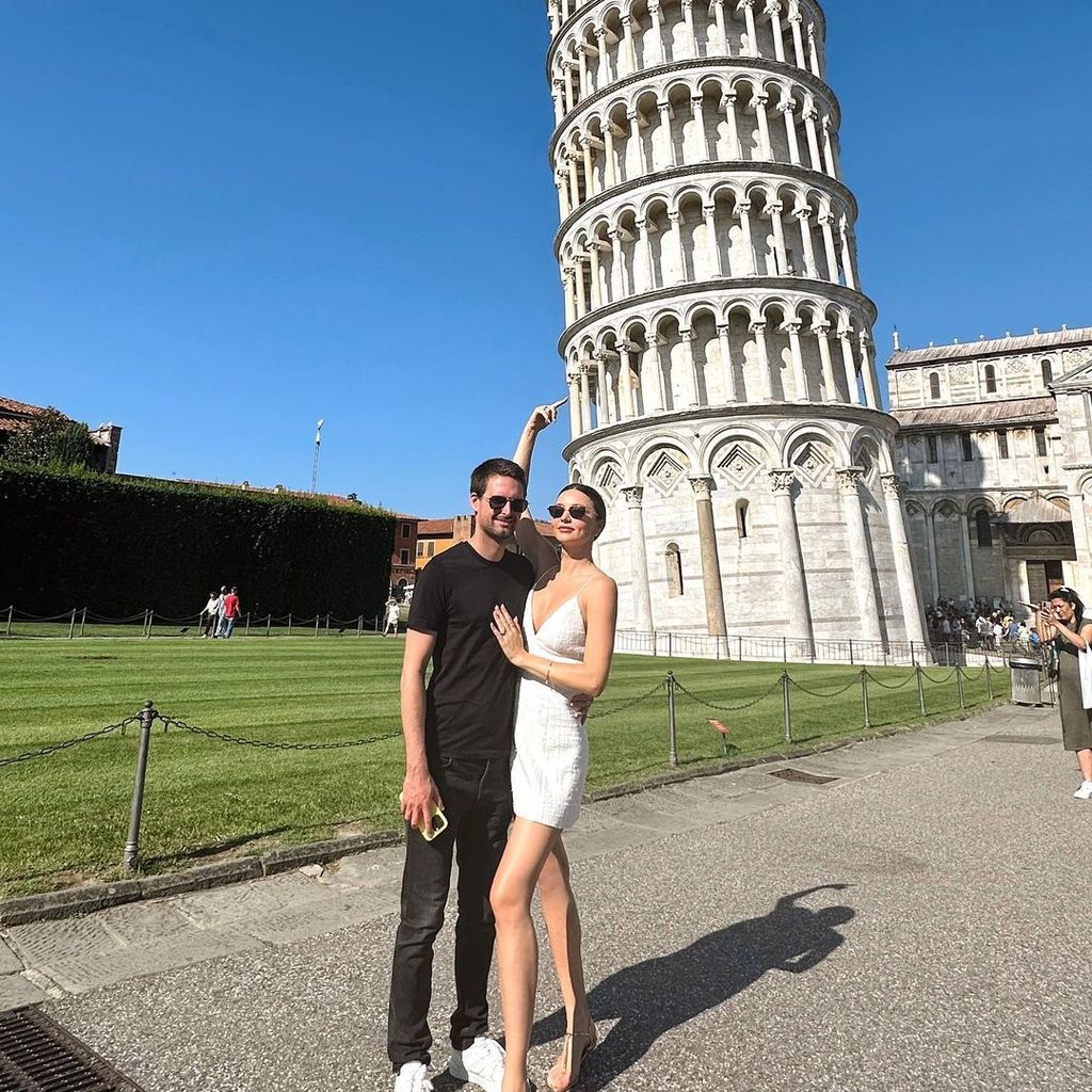 Evan Spiegel und Miranda Kerr im Juni 2023