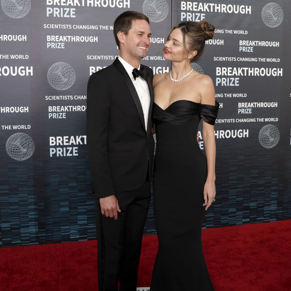 Evan Spiegel und Miranda Kerr im April 2023