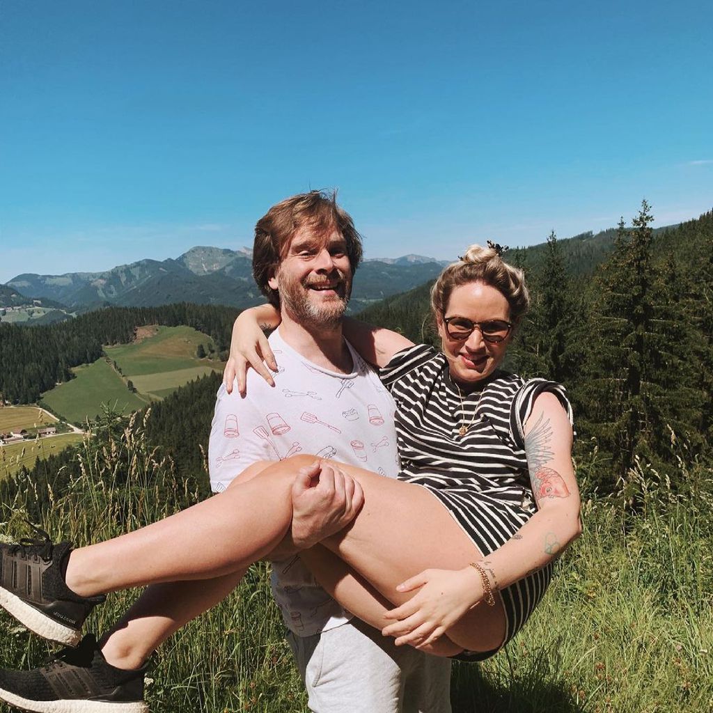Evelyn Weigert mit ihrem Mann Alexander