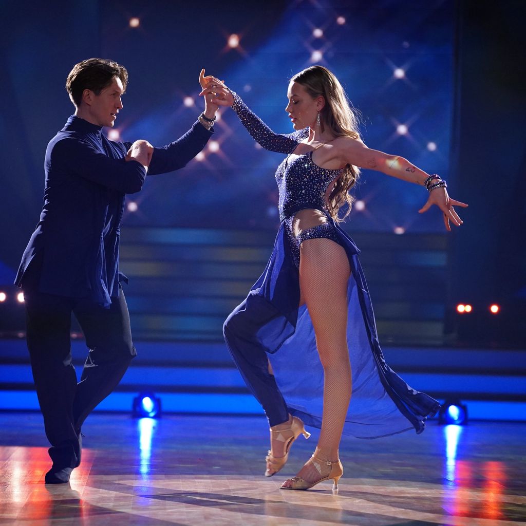 Evgeny Vinokurov und Cheyenne Ochsenknecht bei "Let's Dance"