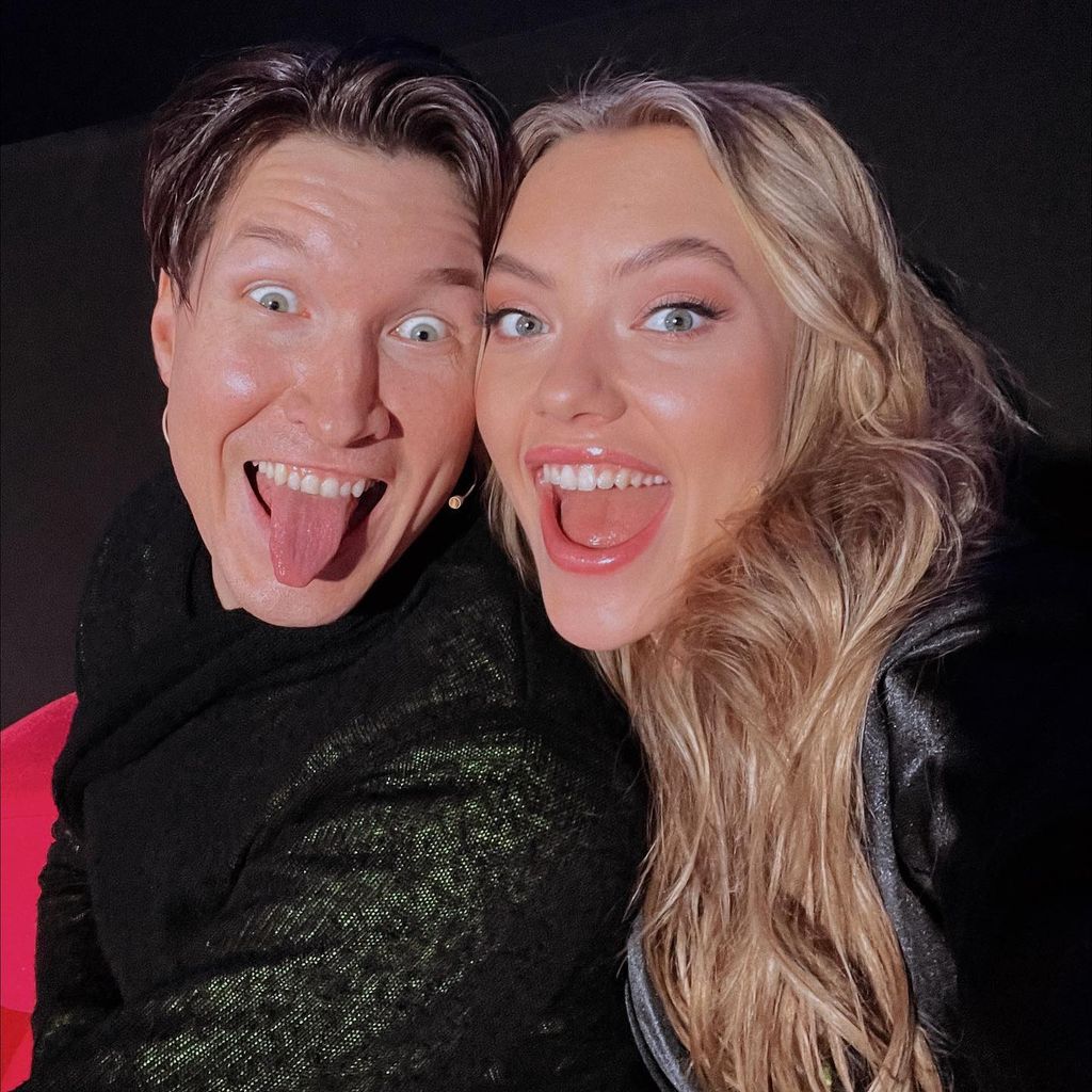Evgeny Vinokurov und Cheyenne Ochsenknecht im Februar 2022