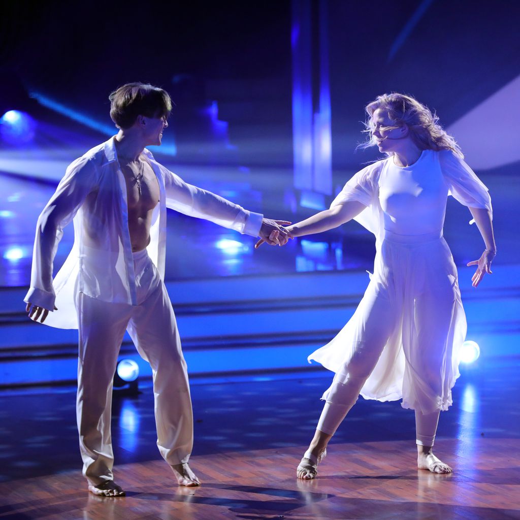 Evgeny Vinokurov und Ilse DeLange bei "Let's Dance"