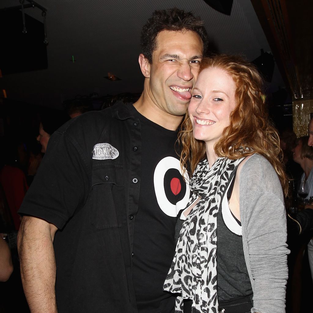Evil Jared Hasselhoff und Schauspielerin Sina-Valeska Jung in Berlin
