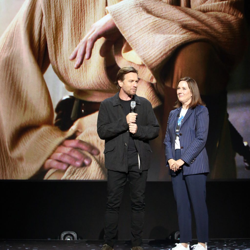 Ewan McGregor und Kathleen Kennedy, 2019