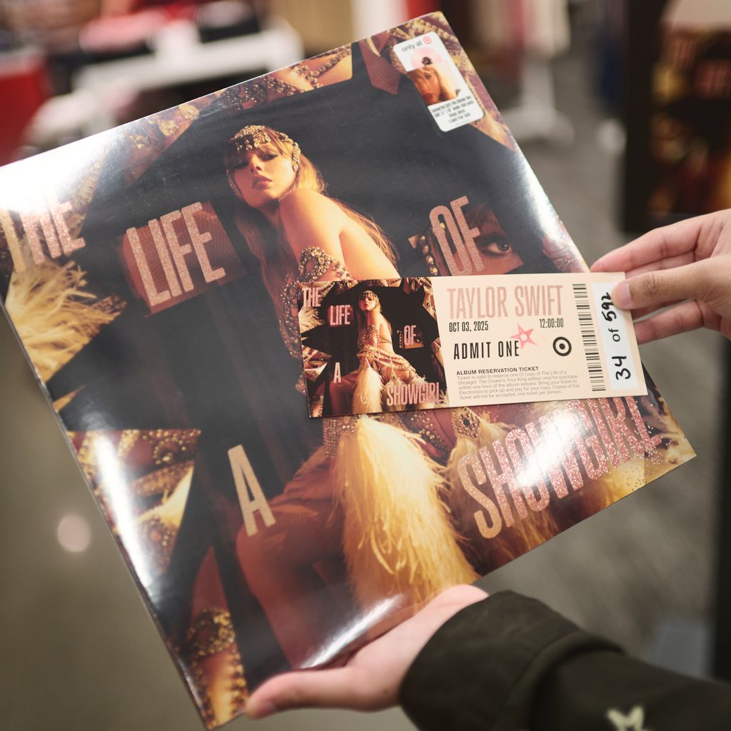 Exklusive Target-Vinyl von Taylor Swifts Album "Life of a Showgirl" in New York
