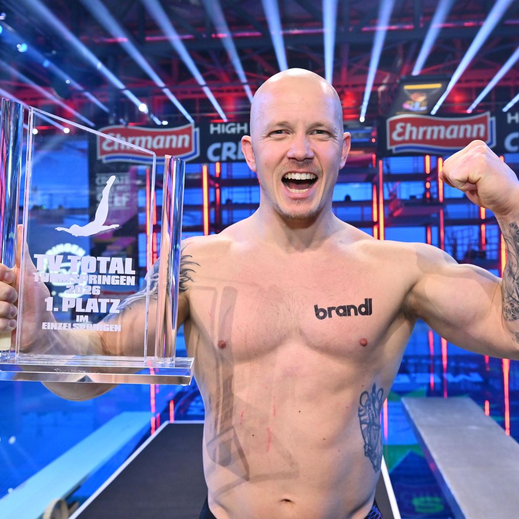 Fabian Hambüchen, Sieger im Einzelspringen beim "TV Total Turmspringen" 2026