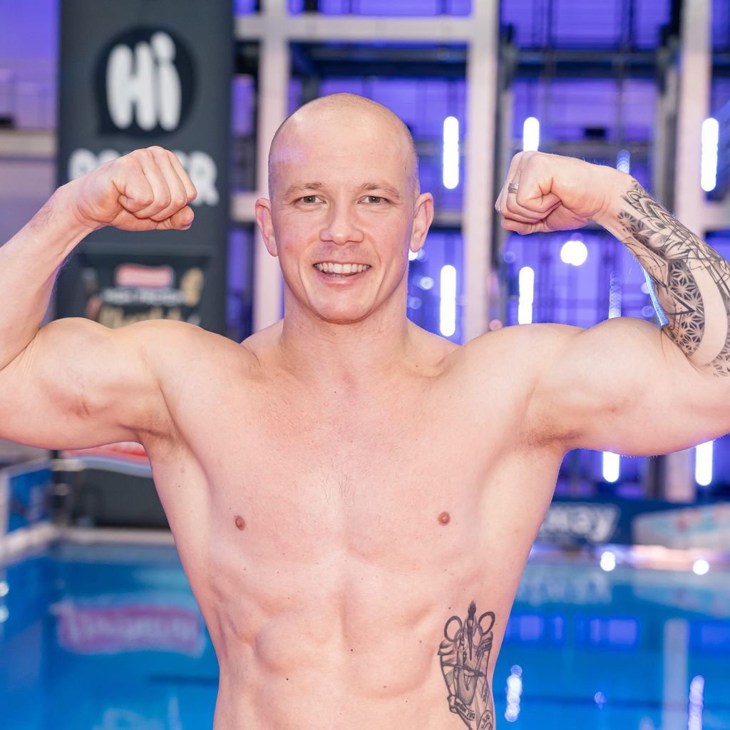 Fabian Hambüchen beim "RTL Turmspringen"