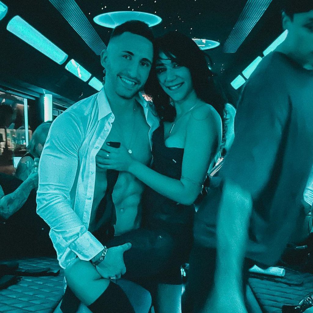 Fabio De Pasquale mit einer Stripperin an seinem Geburtstag