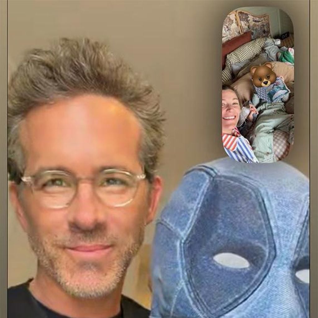 Blake Lively und Sohn Olin beim FaceTime-Anruf mit Ryan Reynolds