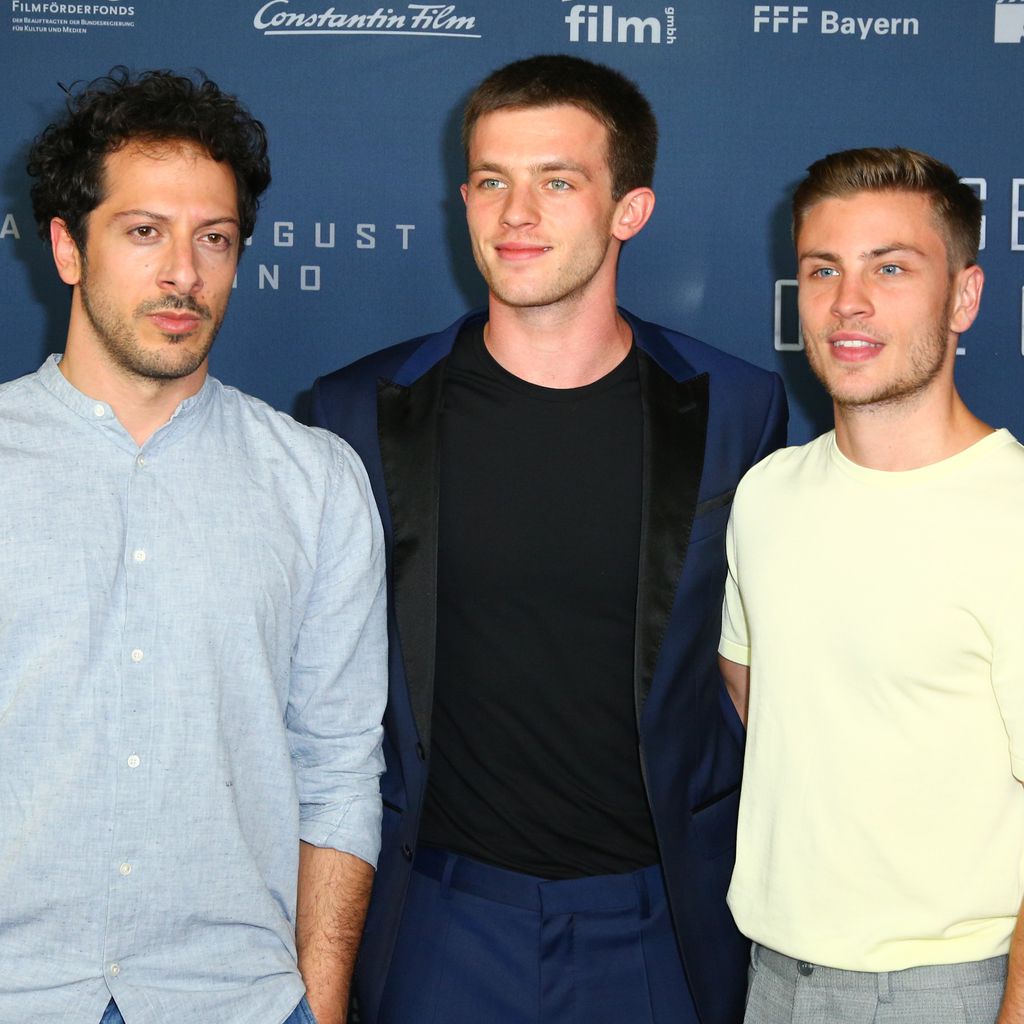 Fahri Yardim, Jannis Niewöhner und Jannik Schümann bei der Premiere von "Jugend ohne Gott" 2017