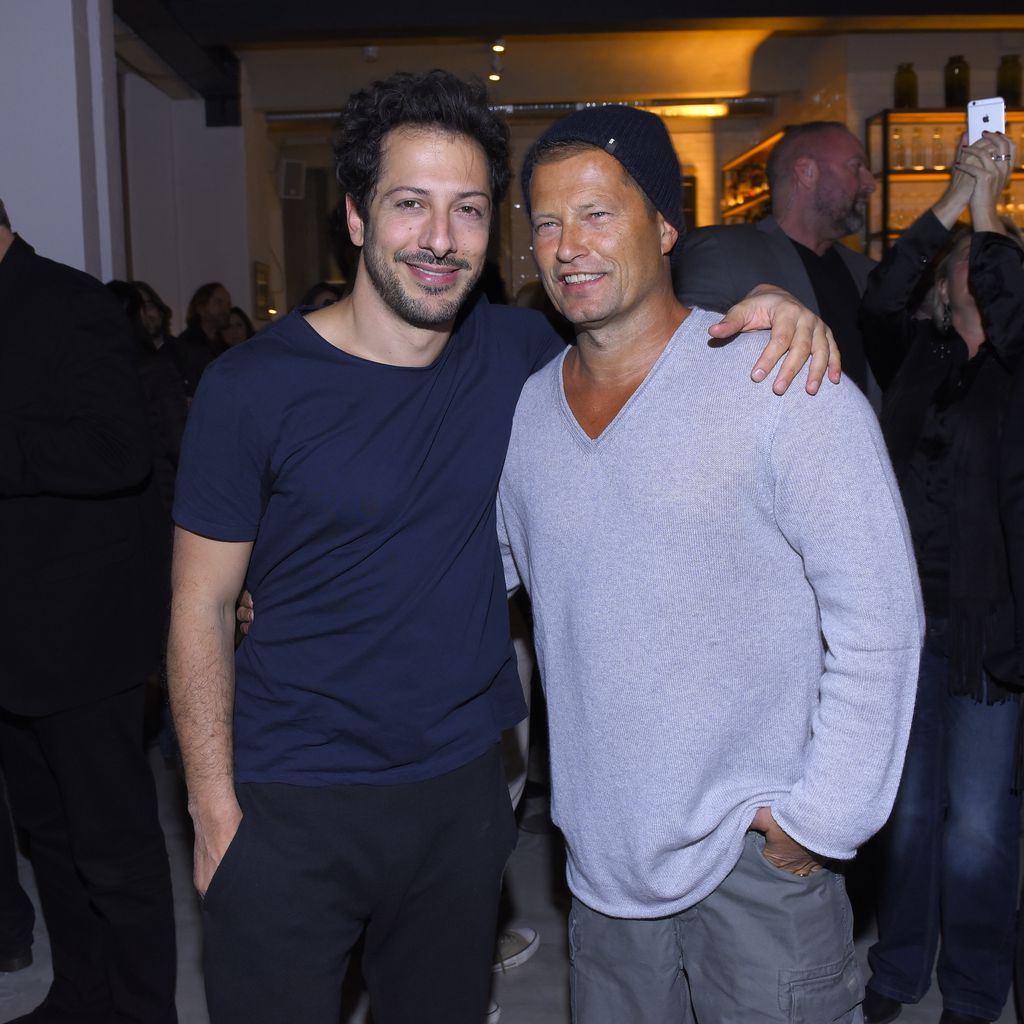 Fahri Yardim und Til Schweiger bei der Eröffnung vom Barefood Deli in Hamburg
