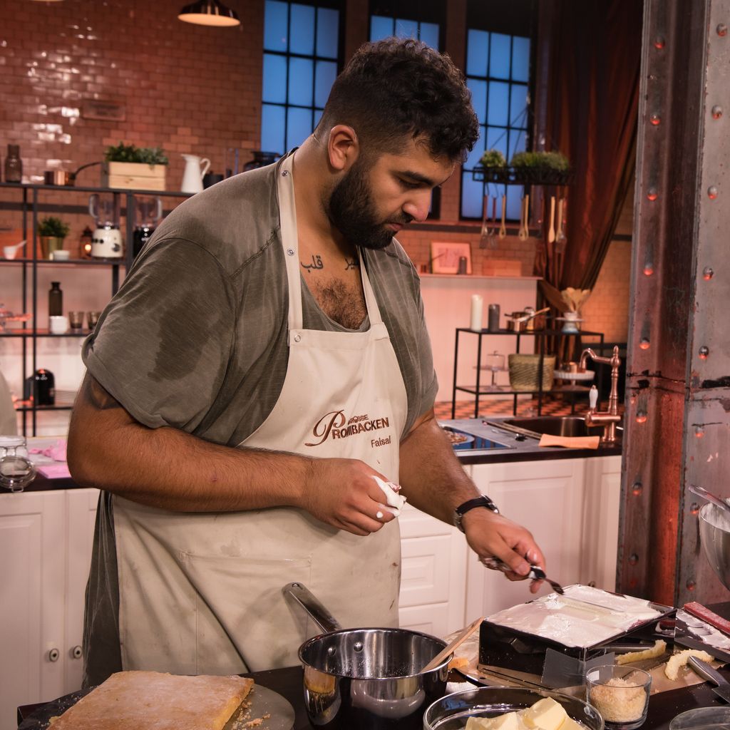 Faisal Kawusi beim "Großen Promibacken"