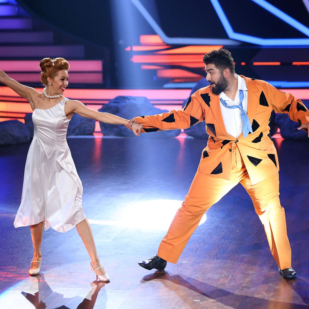Faisal Kawusi und Oana Nechiti bei "Let's Dance"