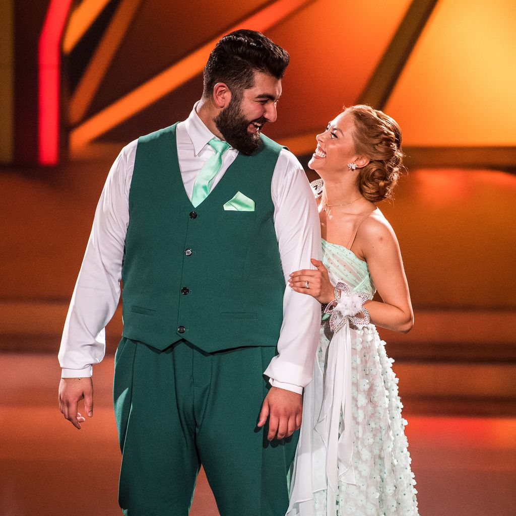 Faisal Kawusi und Oana Nechiti bei "Let's Dance" 2017