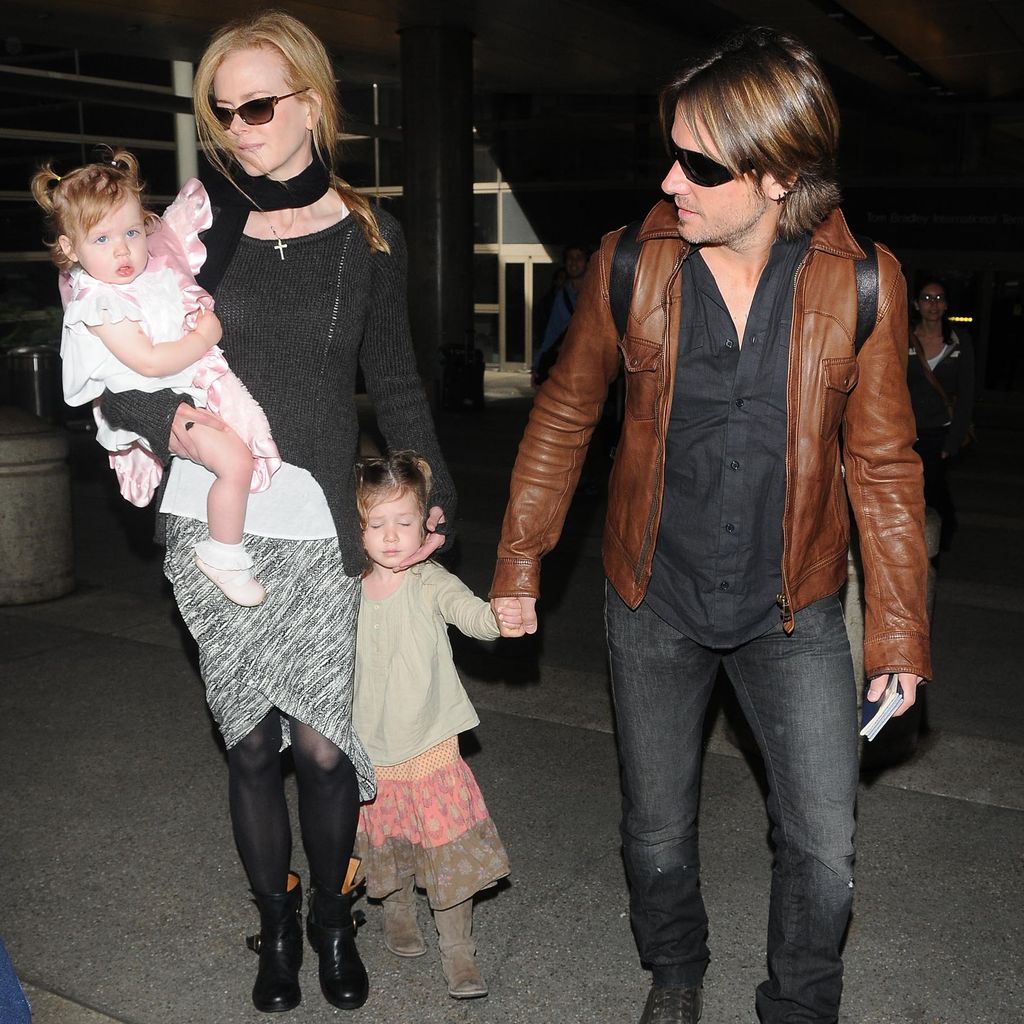 Faith Margaret, Nicole Kidman, Sunday Rose und Keith Urban, 2012