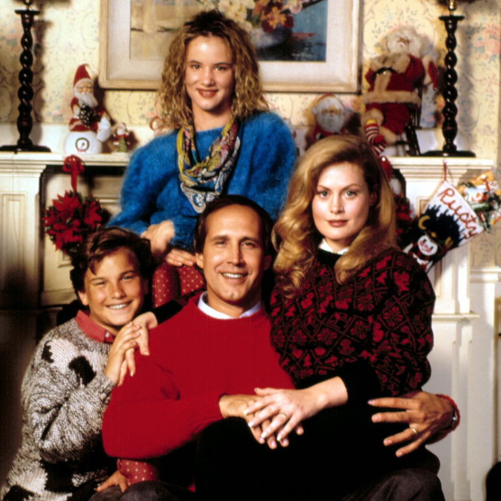 Johnny Galecki, Juliette Lewis, Chevy Chase, Beverly D'Angelo, 1989