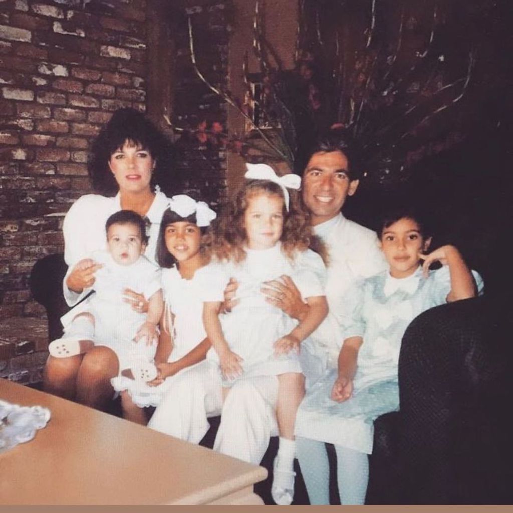 Familie Kardashian in jungen Jahren