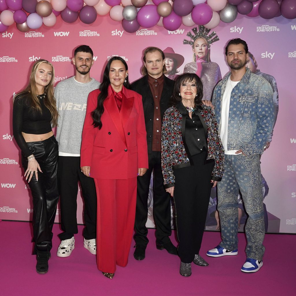 Cheyenne Savannah Ochsenknecht, Nino Sifkovits, Natascha Ochsenknecht, Wilson Gonzalez Ochsenknecht, Bärbel Wierichs und Jimi Blue Ochsenknecht