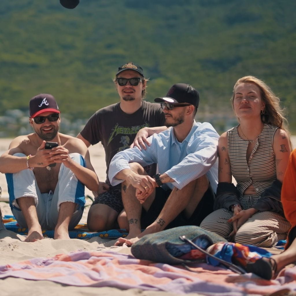 Familie Ochsenknecht in Kapstadt am Strand in "Diese Ochsenknechts", Folge 8