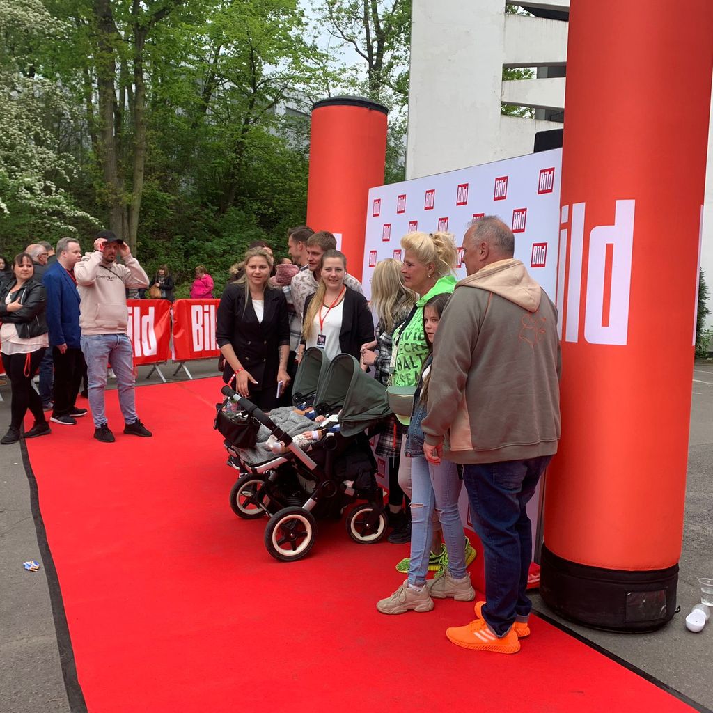 Familie Wollny auf dem Bild-Renntag im Mai 2022
