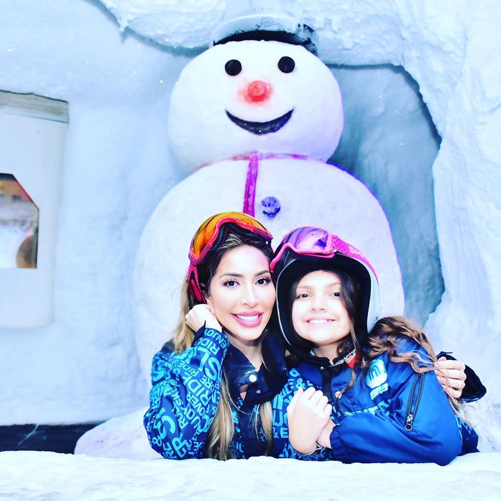 Farrah Abraham mit ihrer Tochter Sophia im Januar 2020