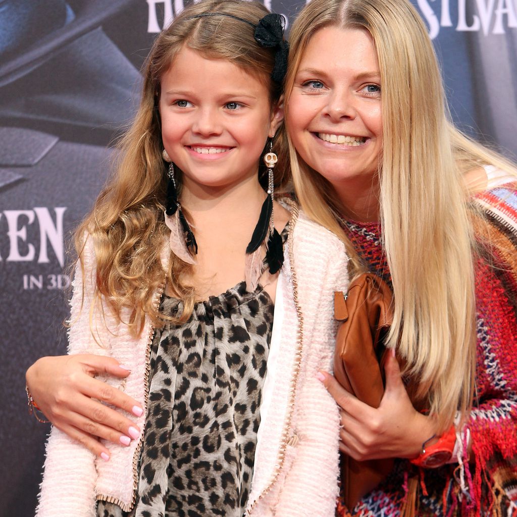 Faye Montana und ihre Mutter Anne-Sophie Briest 2012