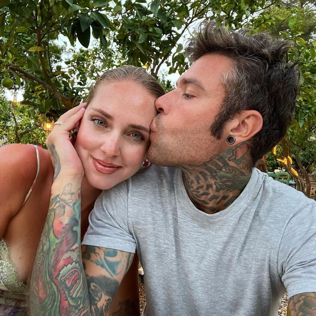 Chiara Ferragni mit ihrem Mann Fedez