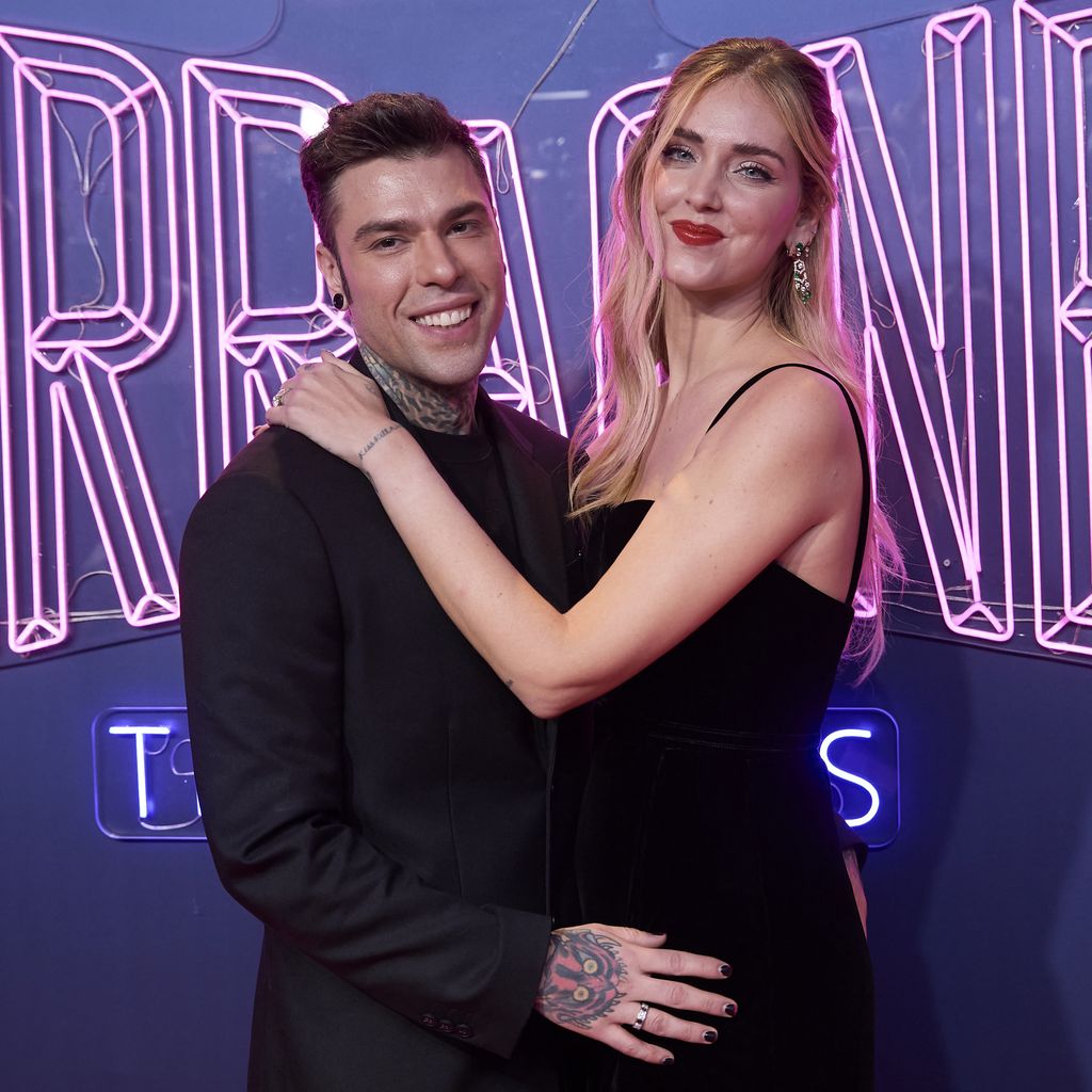 Musiker Fedez und Bloggerin Chiara Ferragni im November 2021 in Madrid