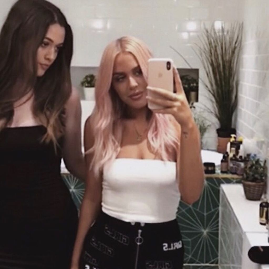 Félicité und Lottie Tomlinson im Oktober 2018