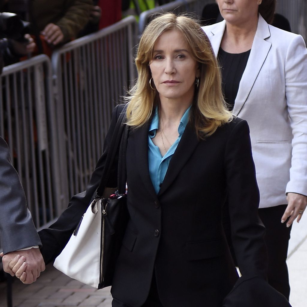 Felicity Huffman in Boston im April 2019