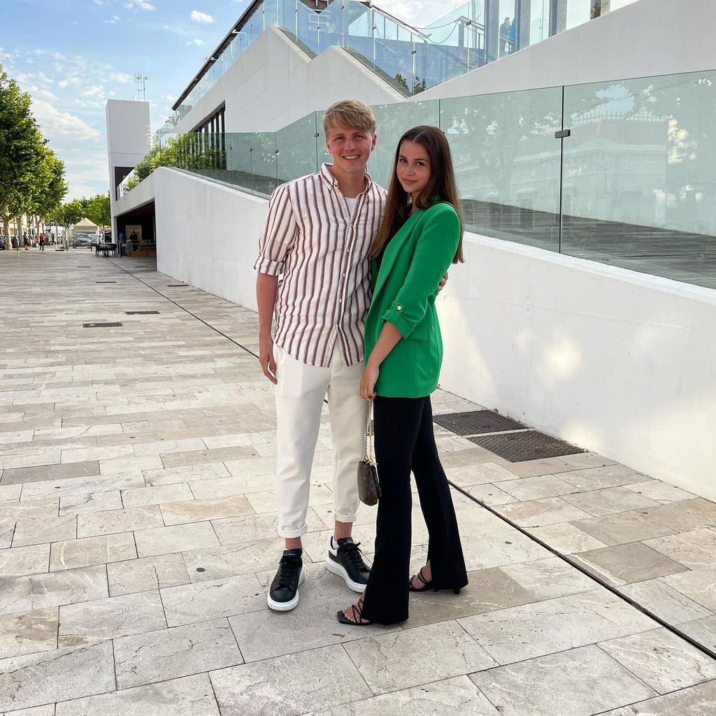 Felix Götze und seine Freundin Alisa