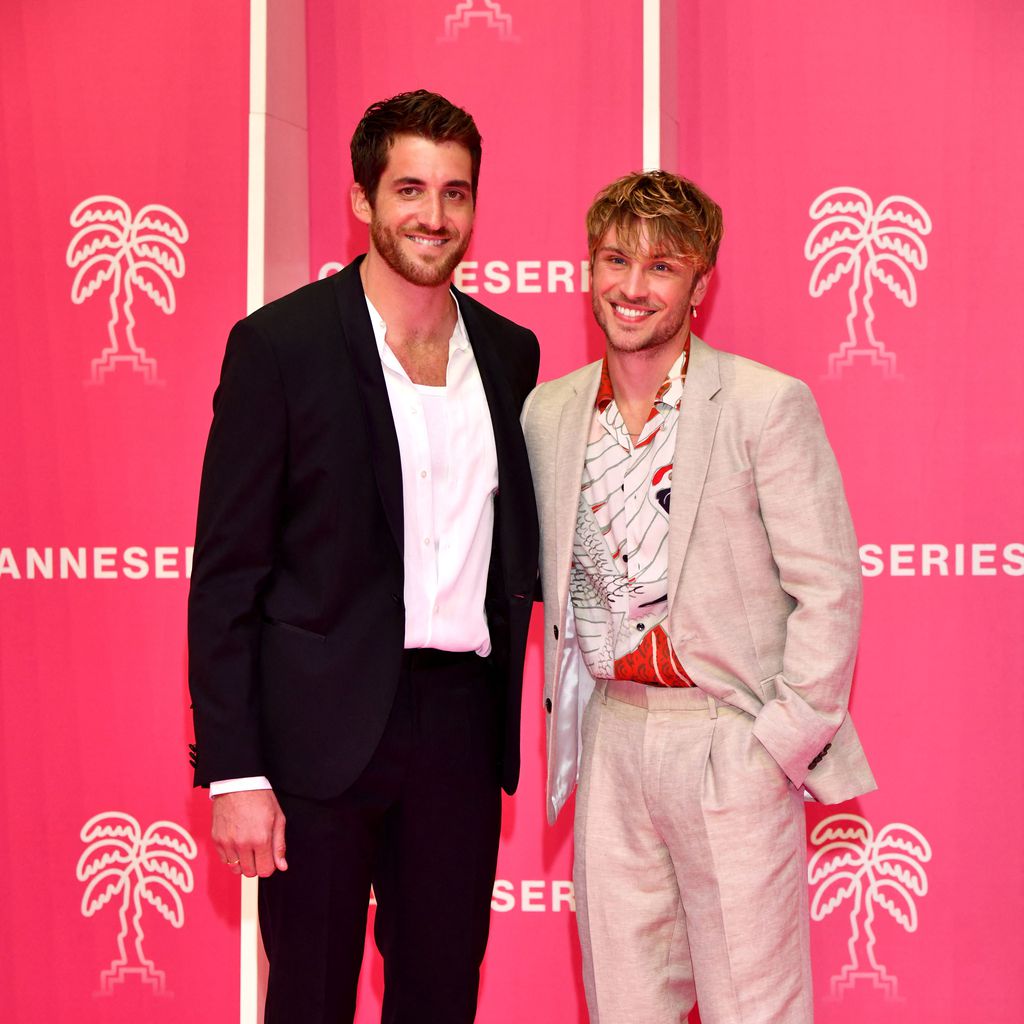 Felix Kruck und Jannik Schümann im Oktober 2021 in Cannes