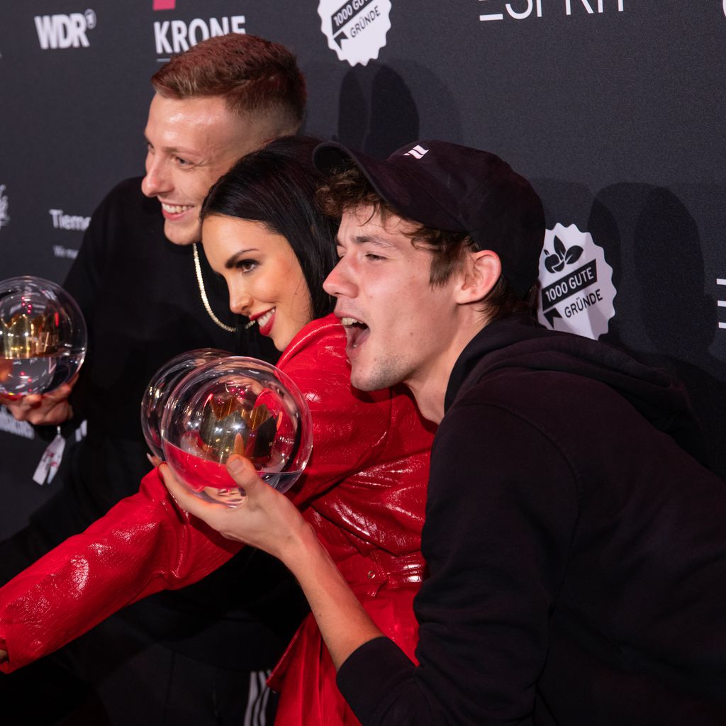 Felix Lobrecht, Juju und Henning May bei der 1Live-Krone