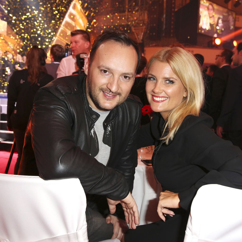 Felix Moese und Jennifer Knäble bei der Verleihung der PRG LEA Awards in der Festhalle in Frankfurt