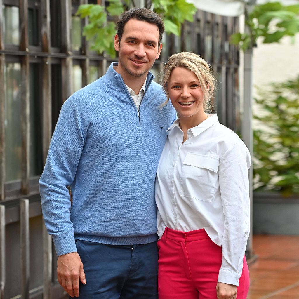 Felix Neureuther und Miriam Neureuther beim Ludwig Erhard Gipfel 2024 auf Gut Kaltenbrunn am Tegernsee