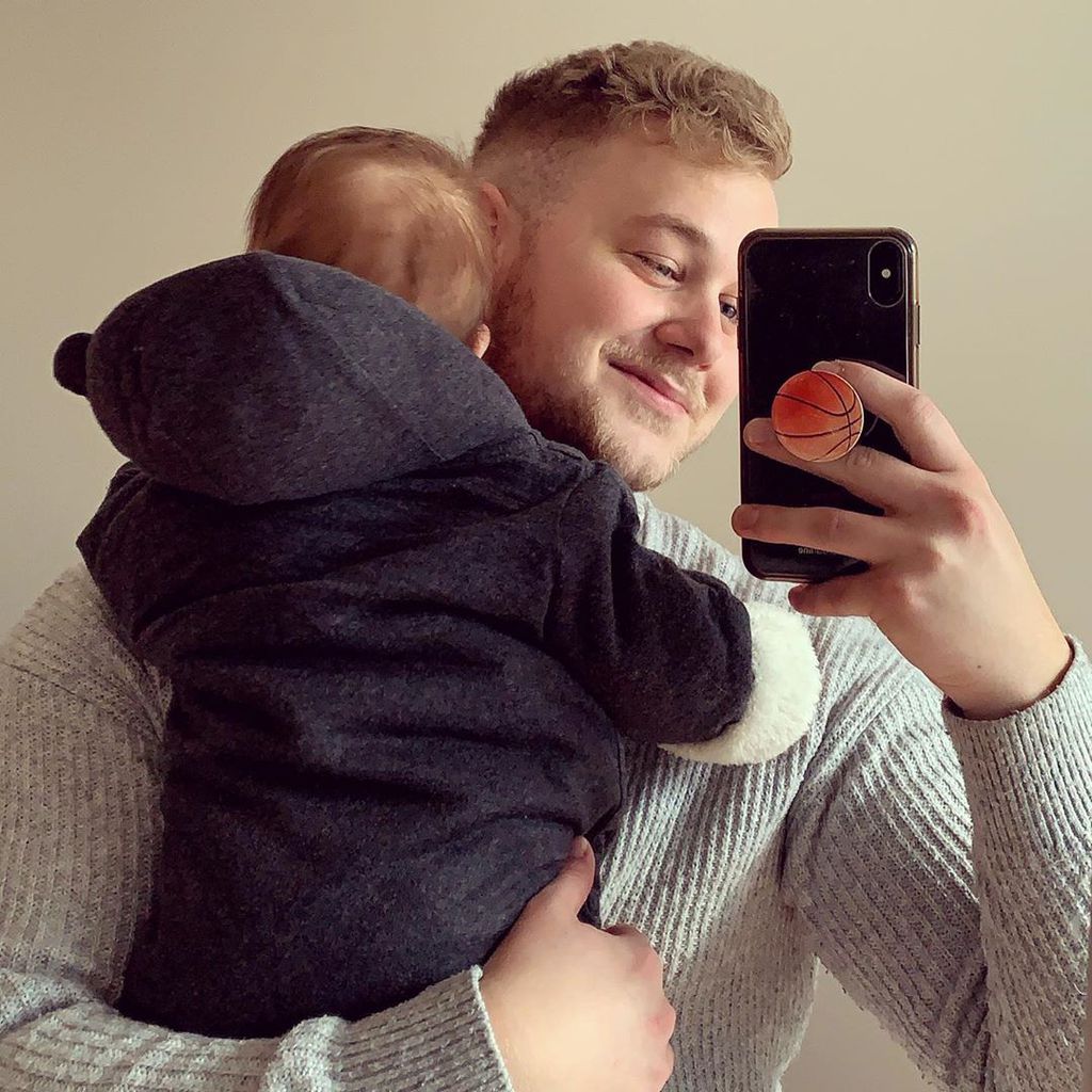 Felix van Deventer und Söhnchen Noah